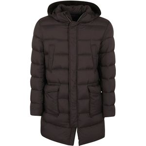 Herno, Jassen, Heren, Bruin, 3Xl, Bruine Jas Herfst Winter Mannen