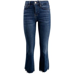 Frame, Jeans, Dames, Blauw, W28, Denim, Klassieke Hoge Taille Broek
