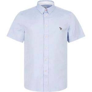PS By Paul Smith, Overhemden, Heren, Blauw, L, Katoen, Korte Mouwen Overhemd - Lichtblauw