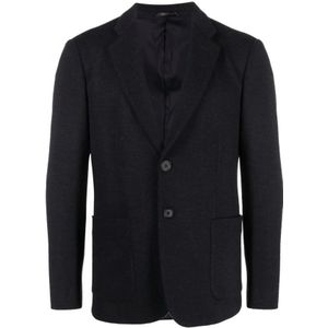 Giorgio Armani, Blazers Blauw, Heren, Maat:3XL