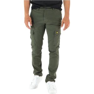 Lyle & Scott, Broeken, Heren, Groen, W29, Cargo Broek