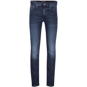Tommy Hilfiger, Donkerblauwe denim jeans Blauw, Heren, Maat:W34 L34