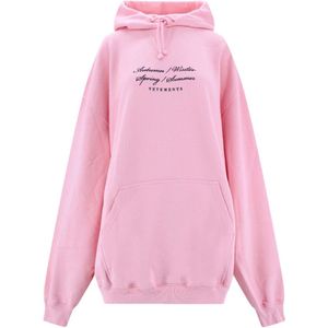 Vetements, Sweatshirts & Hoodies, Dames, Roze, S, Katoen, Dameskleding Sweatshirts Roze Aw 23