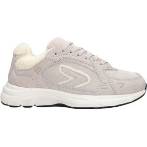 Hub, Schoenen, Dames, Beige, 38 EU, Suède, Beige Suède Lage Dames Sneakers