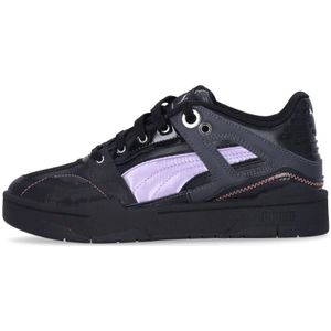 Puma, Schoenen, Dames, Zwart, 38 EU, Suède, Ragged Priest Zwart Violet Lage Sneaker