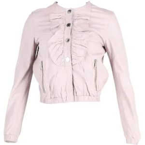 Mulberry Pre-owned, Pre-owned Leather outerwear Roze, Dames, Maat:M