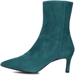 Unisa, Schoenen, Dames, Blauw, 37 EU, Suède, Blauwe Suède Enkellaarsjes Loman