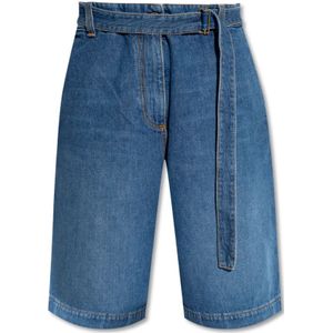 Etro, Korte broeken, Dames, Blauw, W28, Denim, Denim shorts