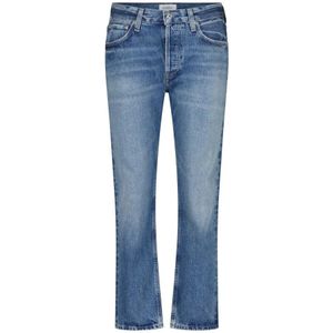 Citizens of Humanity, Straight Jeans Blauw, Dames, Maat:W25