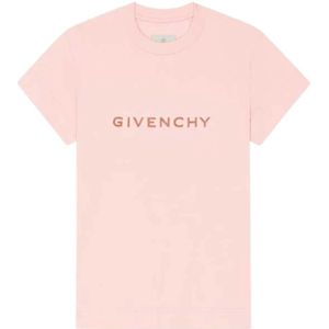 Givenchy, Tops, Dames, Roze, L, T-Shirts