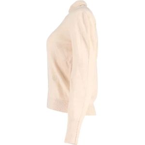 Chloé Pre-owned, Pre-owned, Dames, Beige, M, Wol, Pre-owned Wool tops