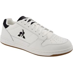 le coq sportif, Schoenen, Heren, Wit, 41 EU, Witte casual leren sneakers oor heren