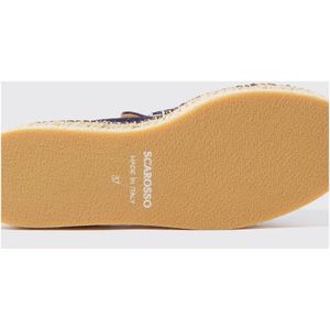 Scarosso, Schoenen, Dames, Blauw, 35 EU, Suède, Blauwe Suède Espadrilles