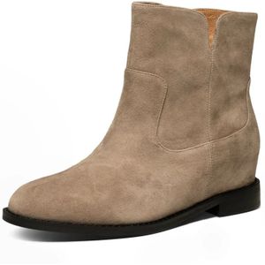 Shoe the Bear, Schoenen, Dames, Beige, 38 EU, Suède, Elegante Suède Elvira Laars - Taupe