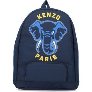 Kenzo, Tassen, Heren, Blauw, ONE Size, Backpacks