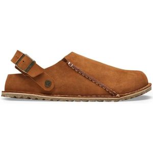 Birkenstock, Schoenen, Dames, Bruin, 39 EU, Leer, Bruine Sandalen met Anatomisch Kurk en Latex Voetbed