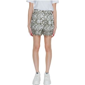 Only, Korte broeken, Dames, Veelkleurig, S, Katoen, Zomer Geborduurde Shorts