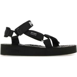 Palm Angels, Flat Sandalen Zwart, Heren, Maat:45 EU