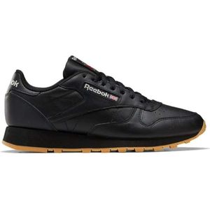 Reebok, Schoenen, Heren, Zwart, 43 EU, Klassieke leren sneakers