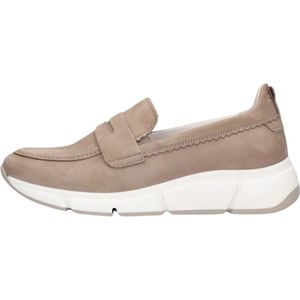 Gabor, Schoenen, Dames, Bruin, 39 EU, Suède, Dames Instappers Comfortabele Casual Schoenen