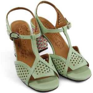 Chie Mihara, Schoenen, Dames, Groen, 38 EU, Leer, High Heel Sandalen