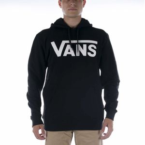 Vans, Sweatshirts & Hoodies, Heren, Zwart, S, Katoen, Clic Po H Zwart Ls Sweatshirt