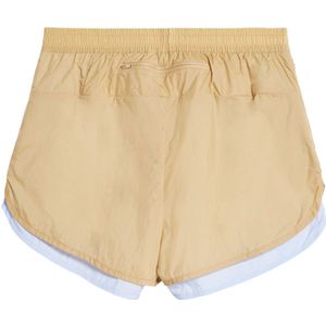 Adidas, Korte broeken, Heren, Beige, M, Nylon, Gelaagde Nylon Shorts