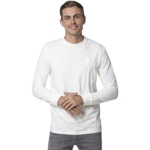 Karl Lagerfeld, Lange Mouwen Off-White T-Shirt Wit, Heren, Maat:XL