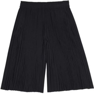 MM6 Maison Margiela, Korte broeken, Dames, Zwart, 3Xs, Polyester, Zwarte Lange Shorts voor Vrouwen