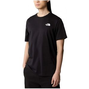 The North Face, Tops, Heren, Zwart, S, Rode T-shirt