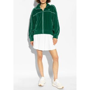 Lacoste, Sweatshirts & Hoodies, Dames, Groen, L, Velours sweatshirt