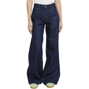 Levi's, Baggy Dad Denim Jeans Blauw, Dames, Maat:W27