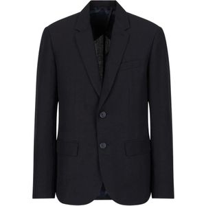 Armani Exchange, Armani Exchange-Blazer Zwart, Heren, Maat:M