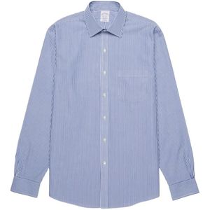 Brooks Brothers, Overhemden, Heren, Blauw, S, Katoen, Shirts