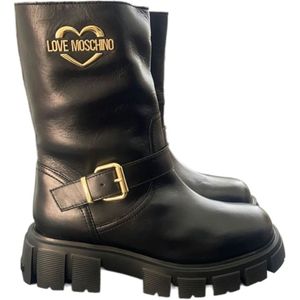 Love Moschino, Winterlaarzen Zwart, Dames, Maat:38 EU