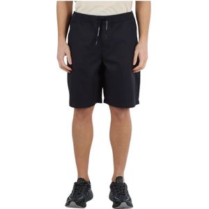 Armani Exchange, Casual Bermuda Shorts Navy Blue Blauw, Heren, Maat:W34