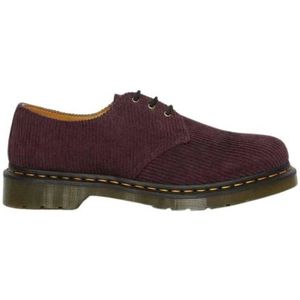 Dr. Martens, Schoenen, Heren, Paars, 44 EU, Corduroy Veterschoenen