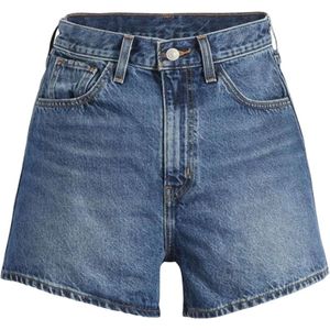 Levi's, Vintage-geïnspireerde Denim Shorts Blauw, Dames, Maat:W24