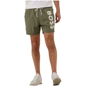 Hugo Boss, Badkleding, Heren, Groen, L, Octopus Zwemshorts