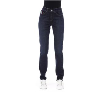 Baldinini, Jeans, Dames, Blauw, W29, Denim, Stijlvolle Slim-fit Jeans voor Vrouwen