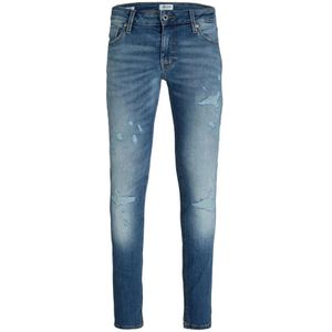 Jack & Jones, Jeans, Heren, Blauw, W32 L34, Katoen, Skinny Jeans