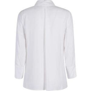 Elisabetta Franchi, Blouses & Shirts, Dames, Wit, S, Stijlvolle Blouse voor Vrouwen