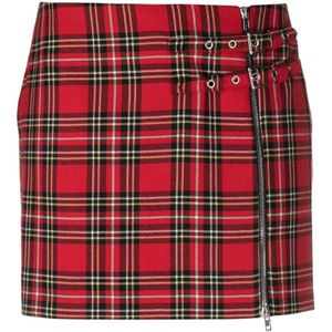 Alessandra Rich, Short Skirts Rood, Dames, Maat:2XS