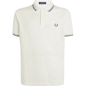 Fred Perry, Tops, Heren, Wit, L, Katoen, Polo Shirts
