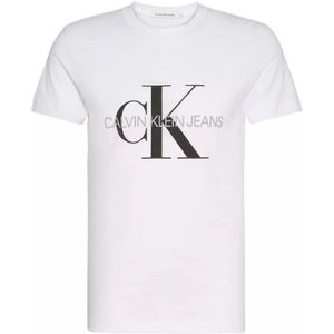 CALVIN KLEIN JEANS T-shirt met Logo Bright White