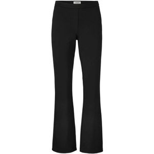 Modström, Broeken, Dames, Zwart, M, Flare broek met zakken