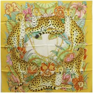 Salvatore Ferragamo Pre-owned, Pre-owned, Dames, Veelkleurig, ONE Size, Pre-owned Silk scarves