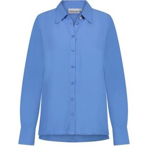 Fabienne Chapot, Blouses & Shirts, Dames, Blauw, M, Stijlvolle Salma Blouse