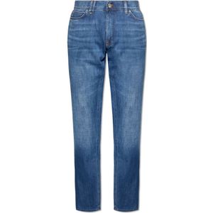 Brioni, Jeans, Heren, Blauw, W34, Jeans met rechte pijpen