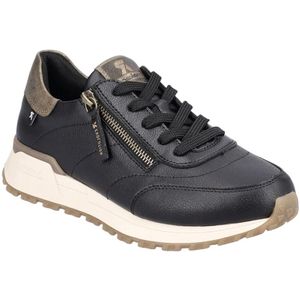 Rieker, Schoenen, Dames, Zwart, 40 EU, Zwarte Casual Sneakers voor Dames